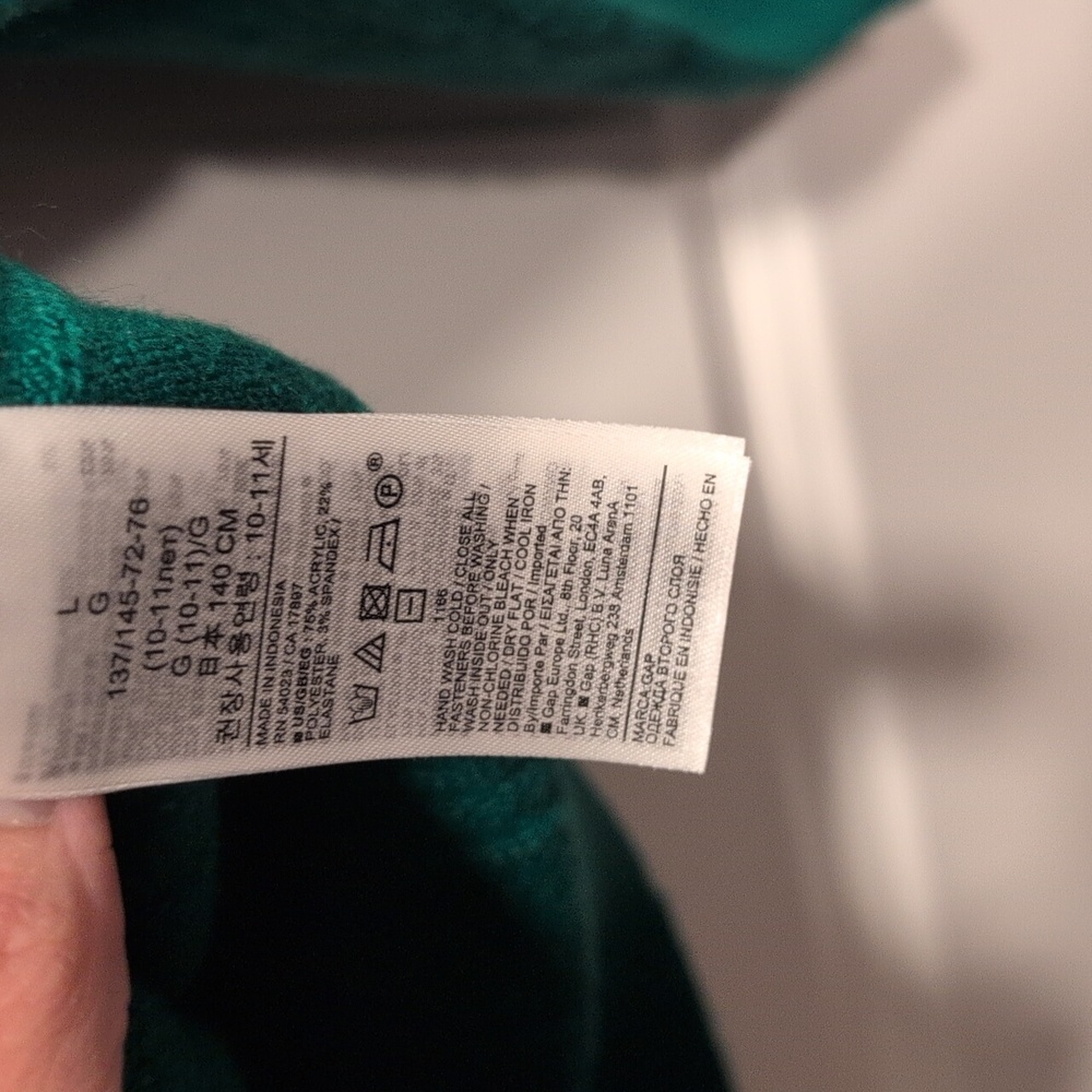 GAP Kids Girls Green Cardigan in Size 10 - Picture 5 of 5